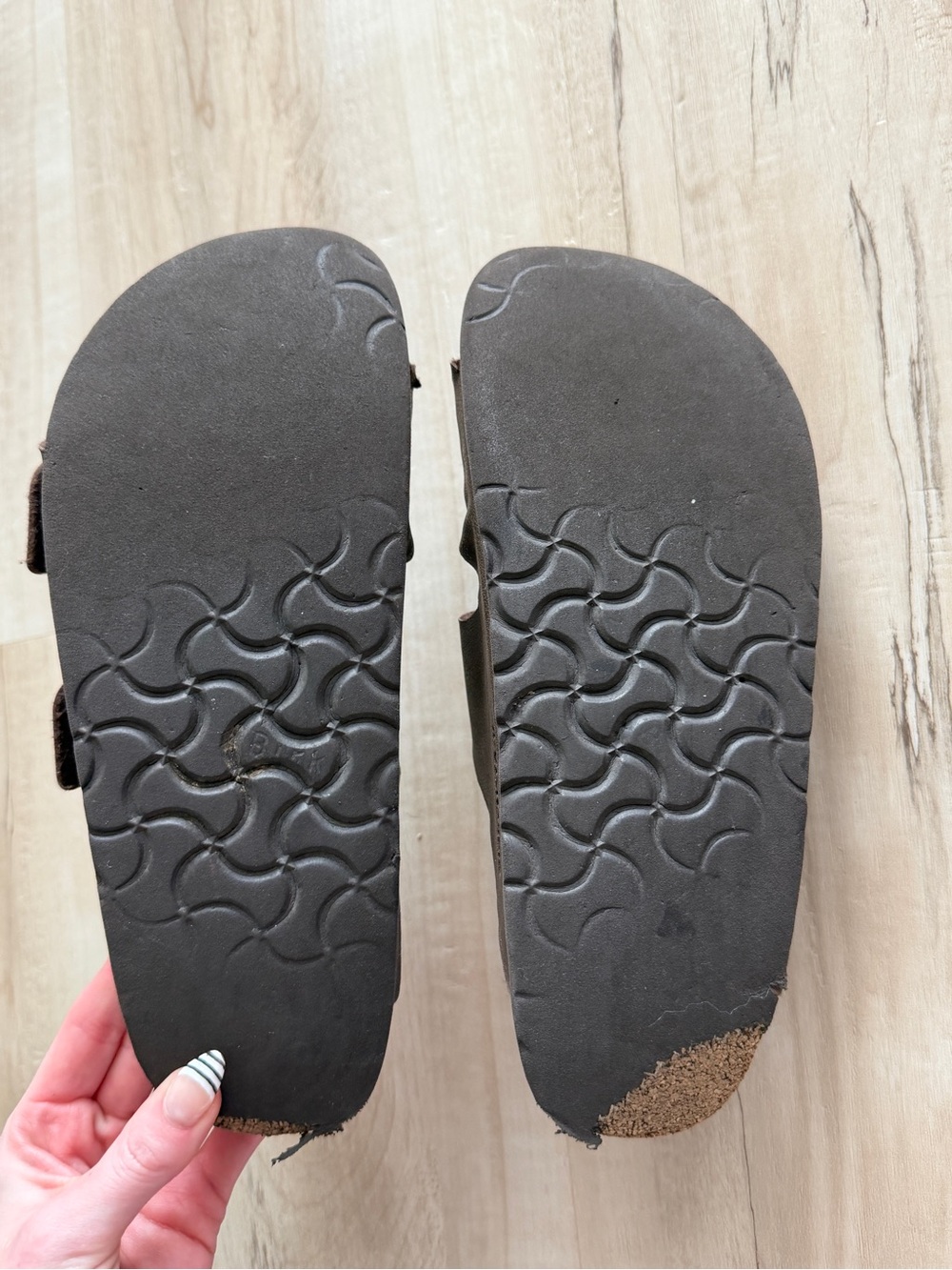Brown Birkenstocks Slide Sandals - Picture 2 of 7